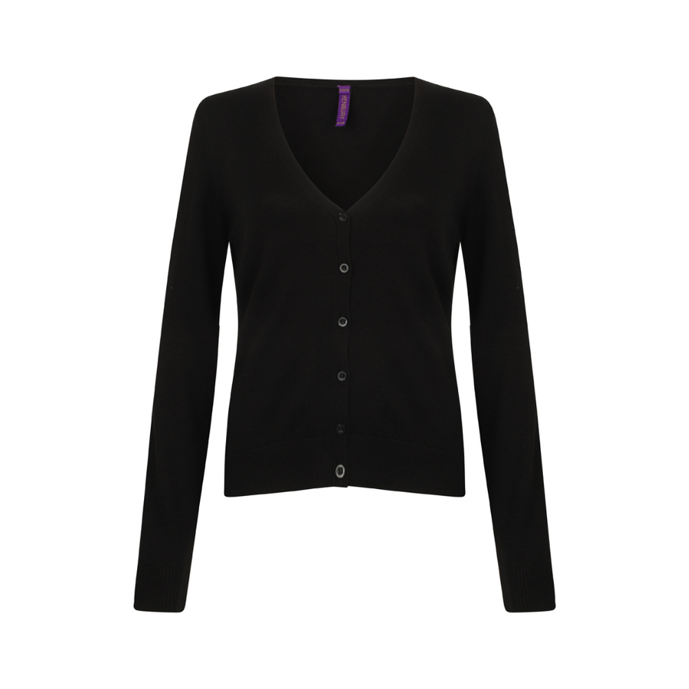 Henbury Ladies Lightweight V Neck Cardigan