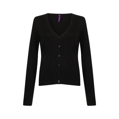 Henbury Ladies Lightweight V Neck Cardigan