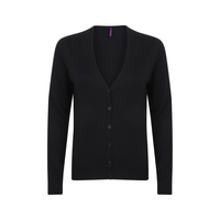 Henbury Ladies Lightweight V Neck Cardigan