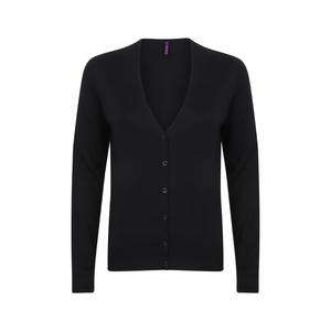 Henbury Ladies Lightweight V Neck Cardigan