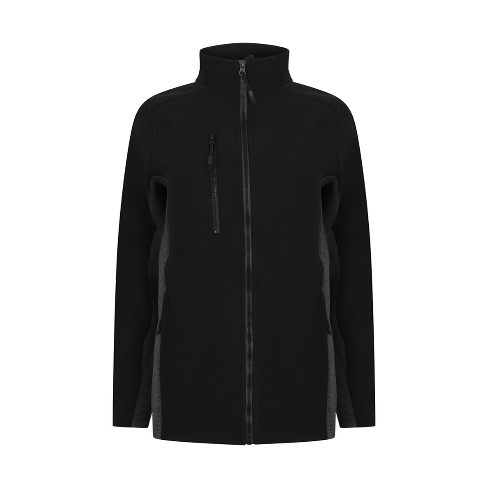 Henbury Unisex Contrast Soft Shell Jacket