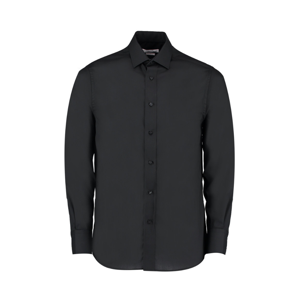 Kustom Kit Long Sleeve Tailored Business Shirt