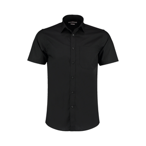 Kustom Kit Short Sleeve Tailored Poplin Shirt