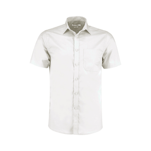 Kustom Kit Short Sleeve Tailored Poplin Shirt