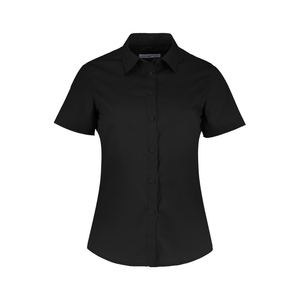 Kustom Kit Ladies Short Sleeve Tailored Poplin Shirt