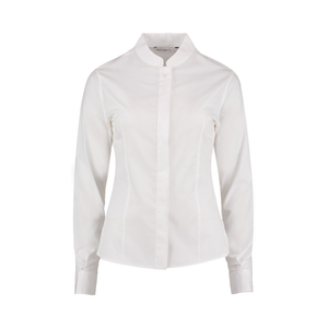 Kustom Kit Ladies Long Sleeve Tailored Mandarin Collar Shirt