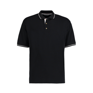 Kustom Kit St Mellion Tipped Cotton Piqué Polo Shirt