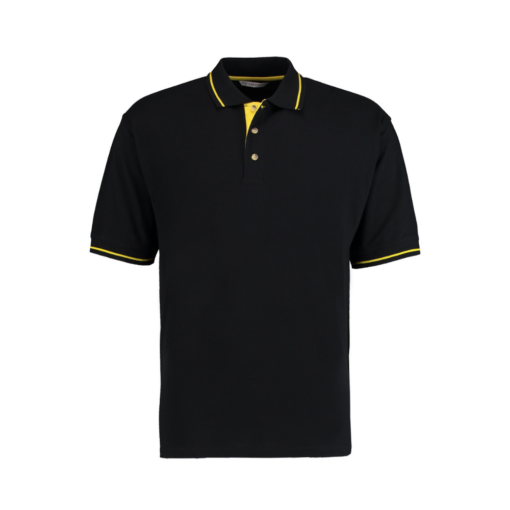 Kustom Kit St Mellion Tipped Cotton Piqué Polo Shirt