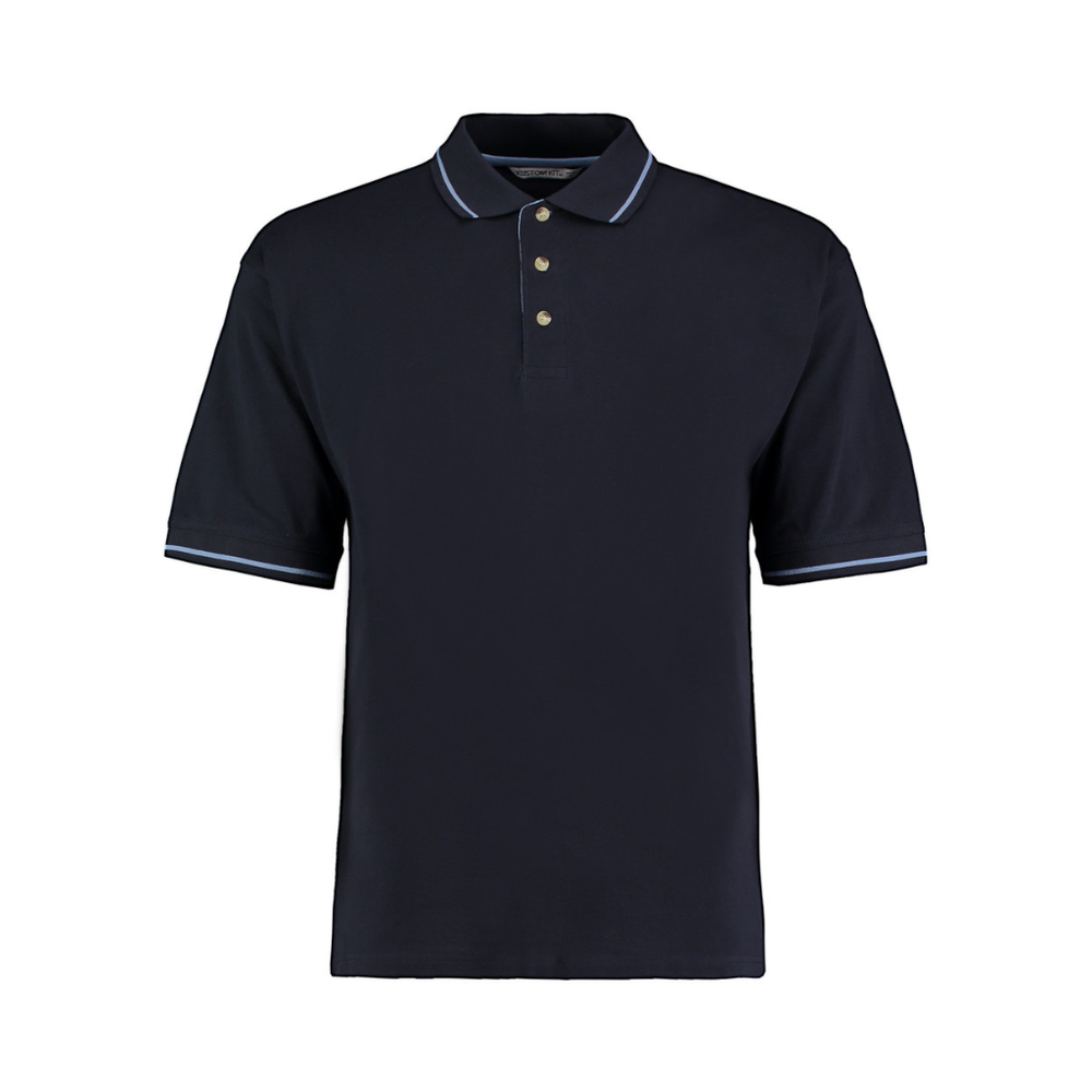 Kustom Kit St Mellion Tipped Cotton Piqué Polo Shirt