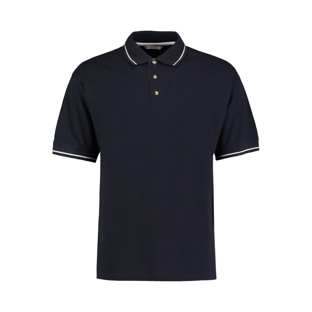 Kustom Kit St Mellion Tipped Cotton Piqué Polo Shirt