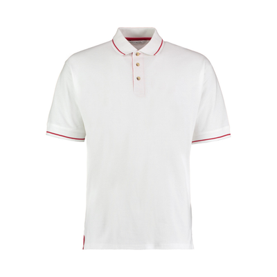 Kustom Kit St Mellion Tipped Cotton Piqué Polo Shirt