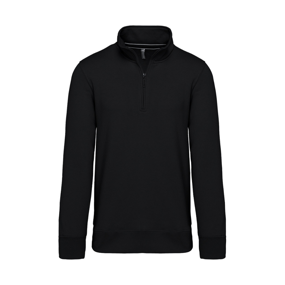 Kariban Zip Neck Sweatshirt