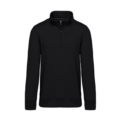 Kariban Zip Neck Sweatshirt