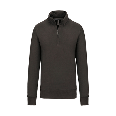 Kariban Zip Neck Sweatshirt