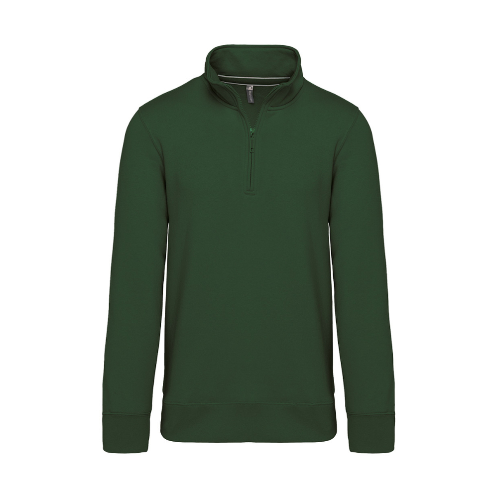 Kariban Zip Neck Sweatshirt
