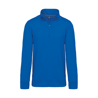 Kariban Zip Neck Sweatshirt