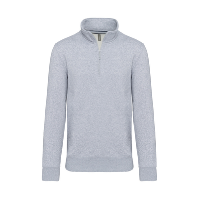 Kariban Zip Neck Sweatshirt