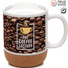 'Humber Full Colour' 400ml Ceramic Mug with Cork Base and PE Plastic Lid
