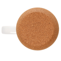 'Humber Full Colour' 400ml Ceramic Mug with Cork Base and PE Plastic Lid