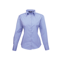 Premier Ladies Long Sleeve Poplin Blouse