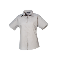 Premier Ladies Short Sleeve Poplin Blouse