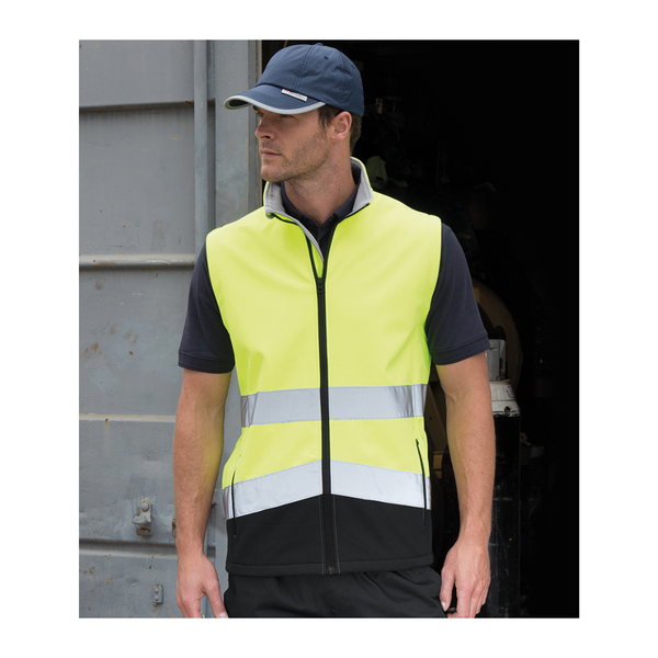 Result Safe-Guard Printable Safety Soft Shell Gilet