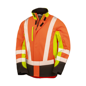 Result Recycled Three Layer Printable 3-Tone Safety Soft Shell Jacket