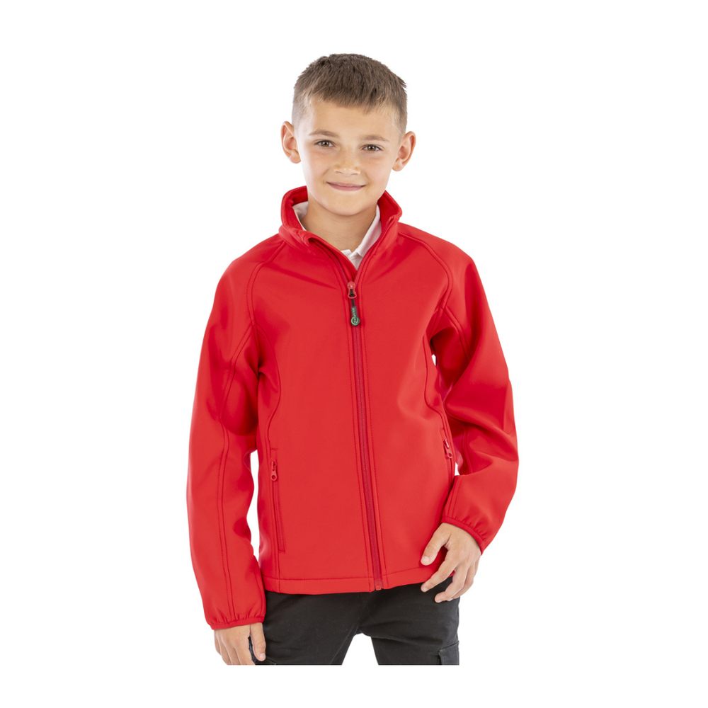 Result Genuine Recycled Kids Two Layer Printable Soft Shell Jacket