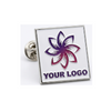 Soft Enamel Pin Badge in Silver - 30mm
