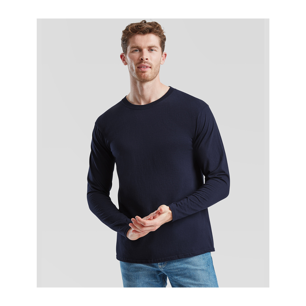 Fruit Loom Iconic 195 Long Sleeve T-Shirt
