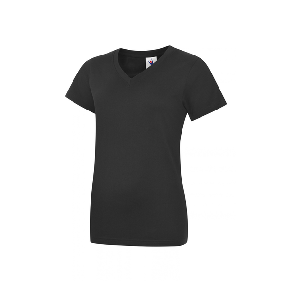 Ladies Classic V Neck T Shirt