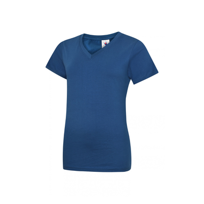 Ladies Classic V Neck T Shirt