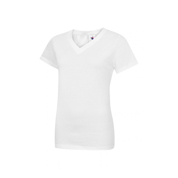 Ladies Classic V Neck T Shirt