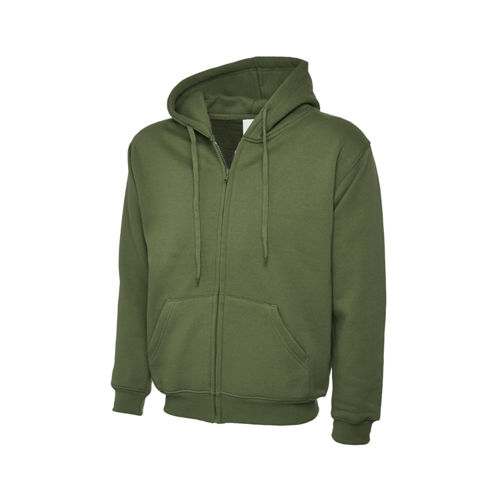 Adults Classic Full Zip Hooded Sweatshirt
