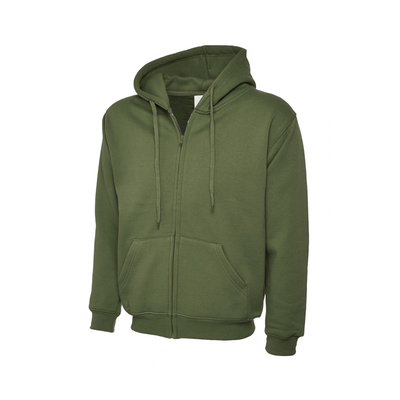 Adults Classic Full Zip Hooded Sweatshirt
