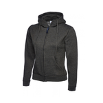 Ladies Classic Full Zip Hooded Sweatshirt
