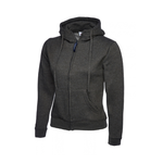 Ladies Classic Full Zip Hooded Sweatshirt