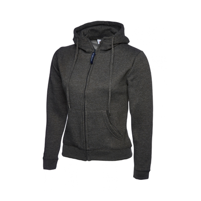 Ladies Classic Full Zip Hooded Sweatshirt