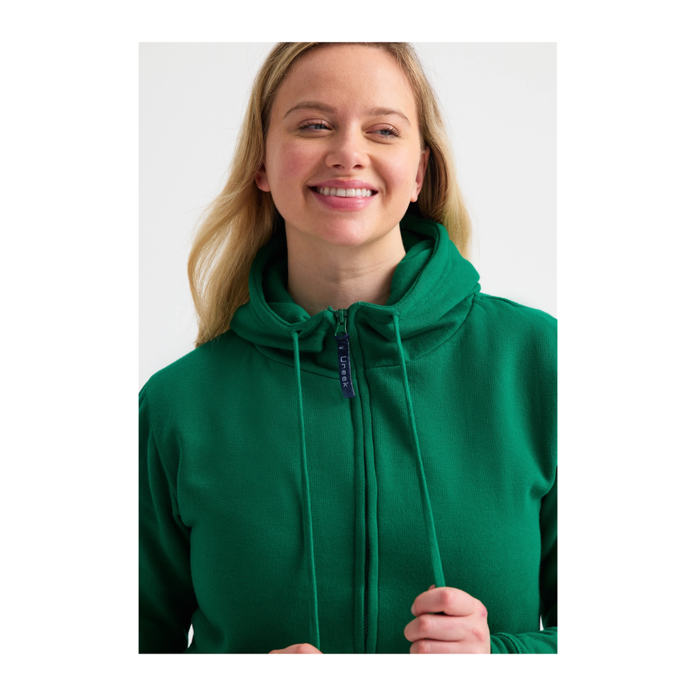Ladies Classic Full Zip Hooded Sweatshirt