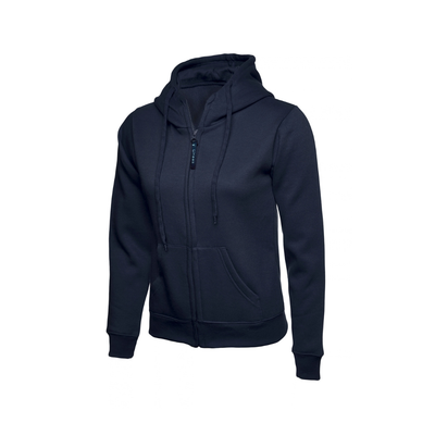 Ladies Classic Full Zip Hooded Sweatshirt