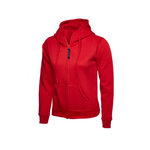 Ladies Classic Full Zip Hooded Sweatshirt