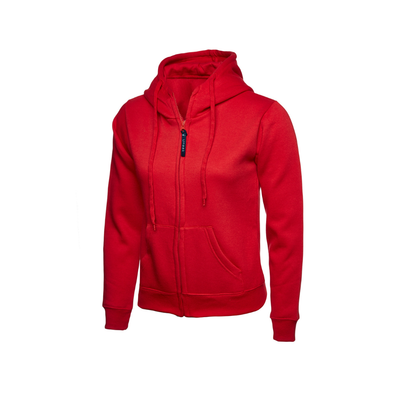 Ladies Classic Full Zip Hooded Sweatshirt