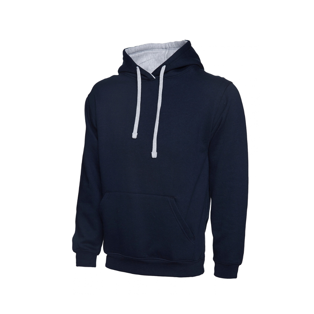Contrast Hooded Sweatshirt
