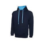 Contrast Hooded Sweatshirt