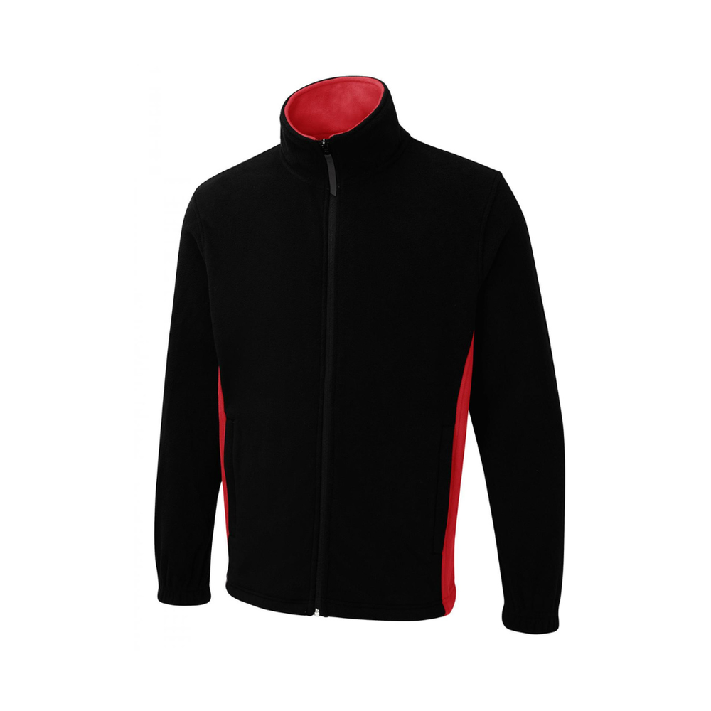 Uneek Two Tone Full Zip Fleece Jacket