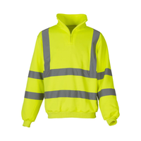 Yoko Hi-Vis Zip Neck Sweatshirt
