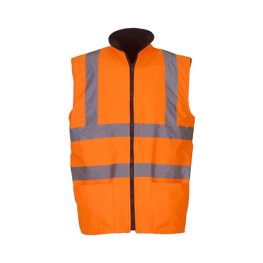 Yoko Hi-Vis Reversible Fleece Bodywarmer