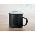 Branded Metal mug with enamel layer 350ml