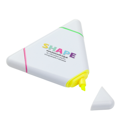 Triangle Shape Promotional Highlighter Pen 