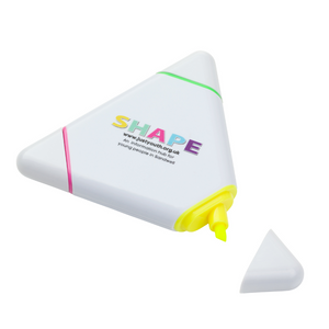 Promotional Triangular Highlighter | Branded Triangle Highlighter Pens